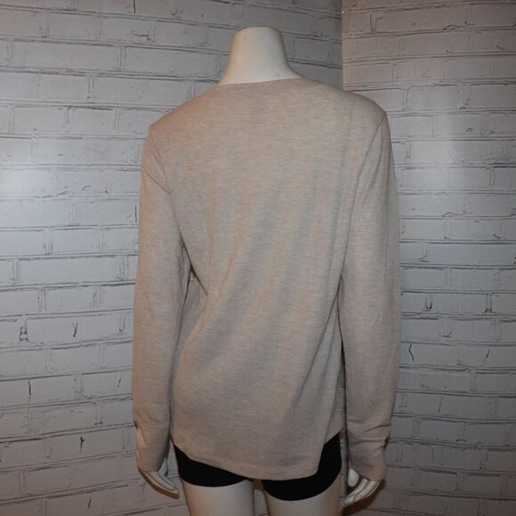 🤎🌾Faded Glory Long Sleeve Tee · Tan Neutral · Size XL - Picture 3 of 5